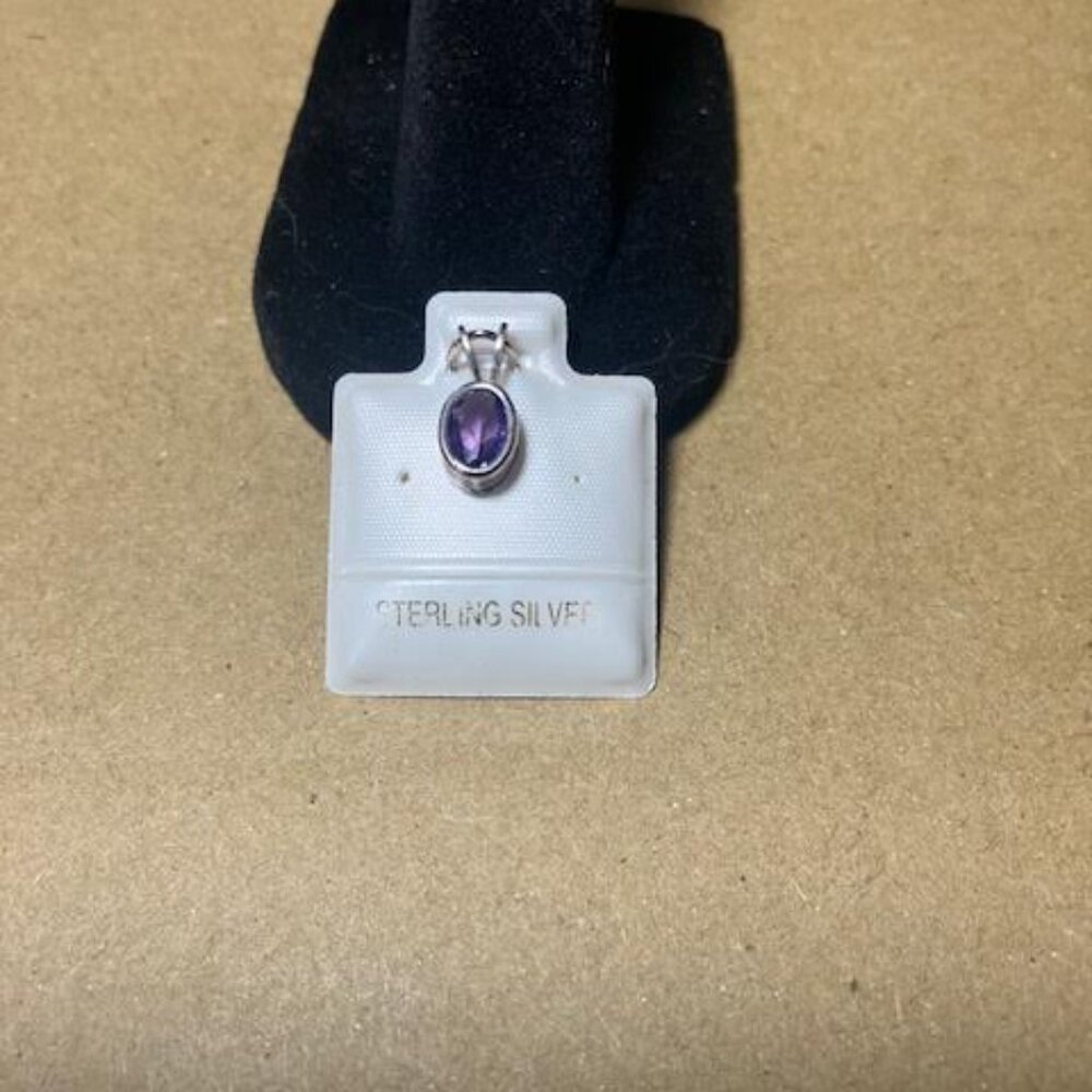 Sterling Silver Amethyst Pendent - image 3